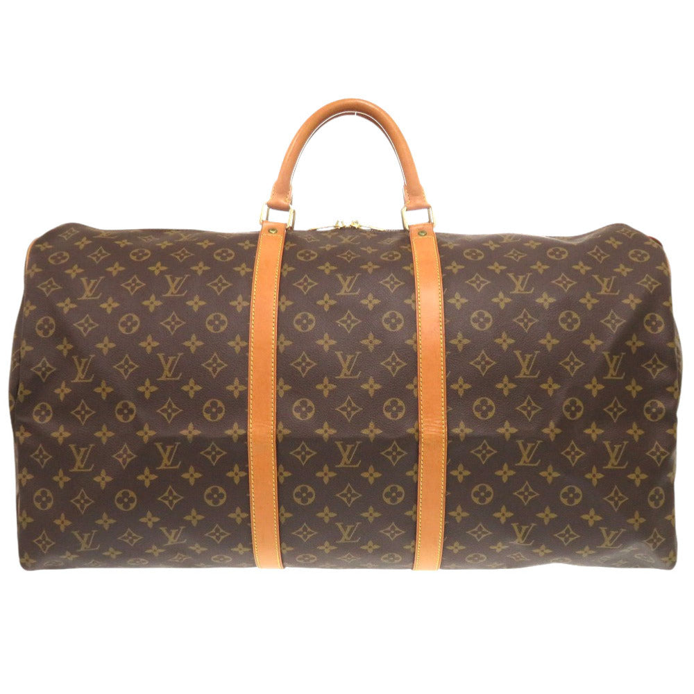 LOUIS VUITTON Boston Duffel bag Monogram canvas Brown Monogram Keepall 60 mens