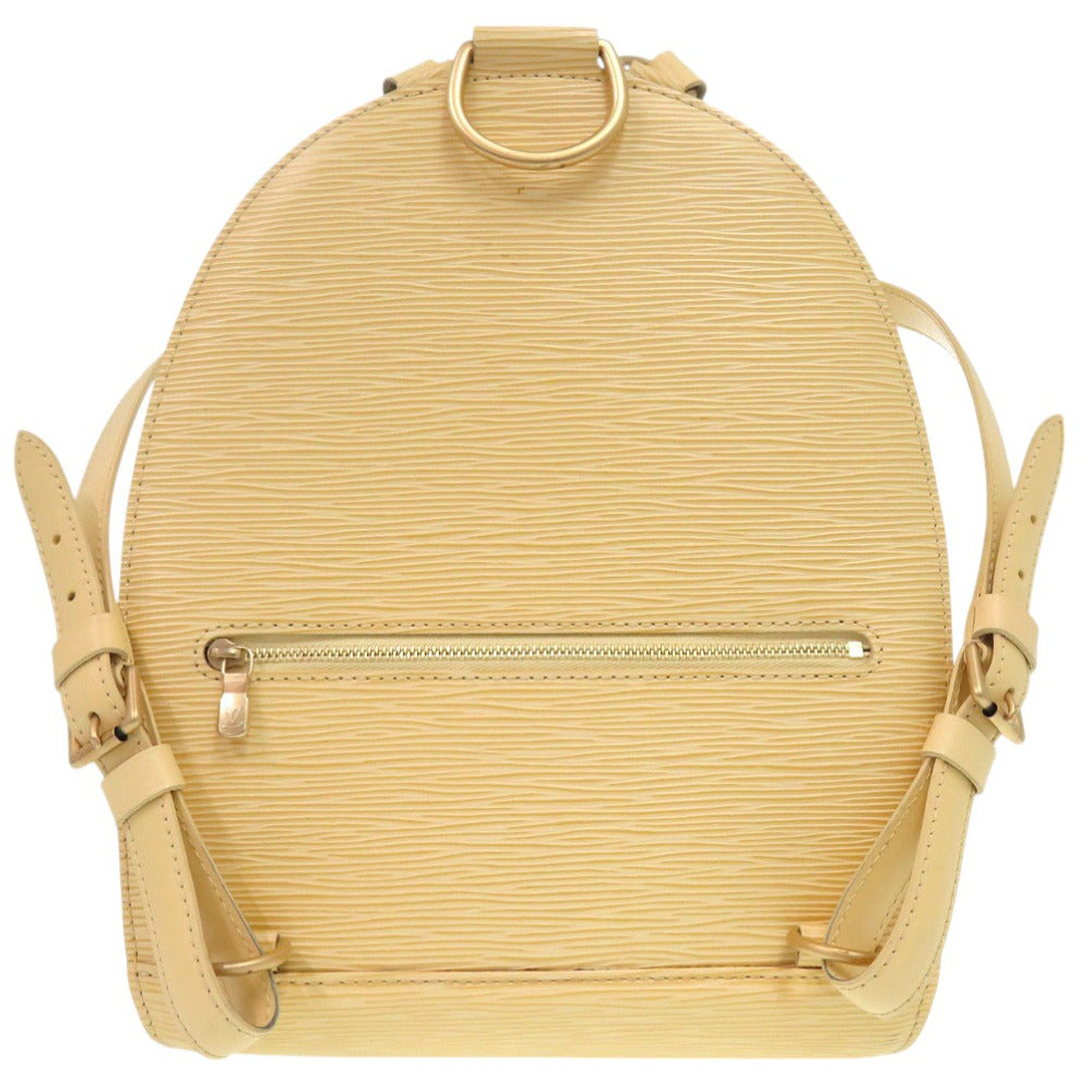 LOUIS VUITTON Backpack Epi Leather Vanilla Epi mavillon