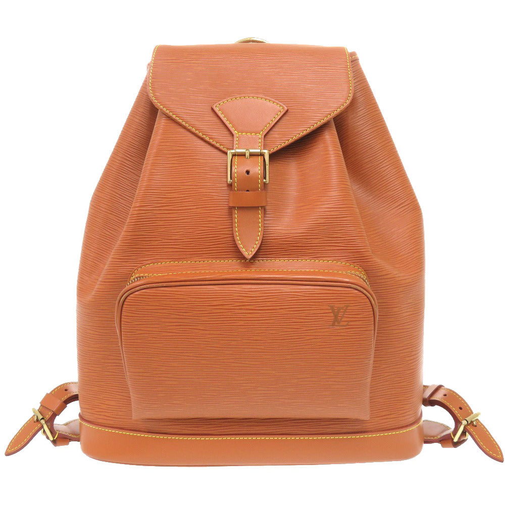 LOUIS VUITTON Backpack No model number Epi Leather Brown Epi MontsourisGM Women(Unisex)