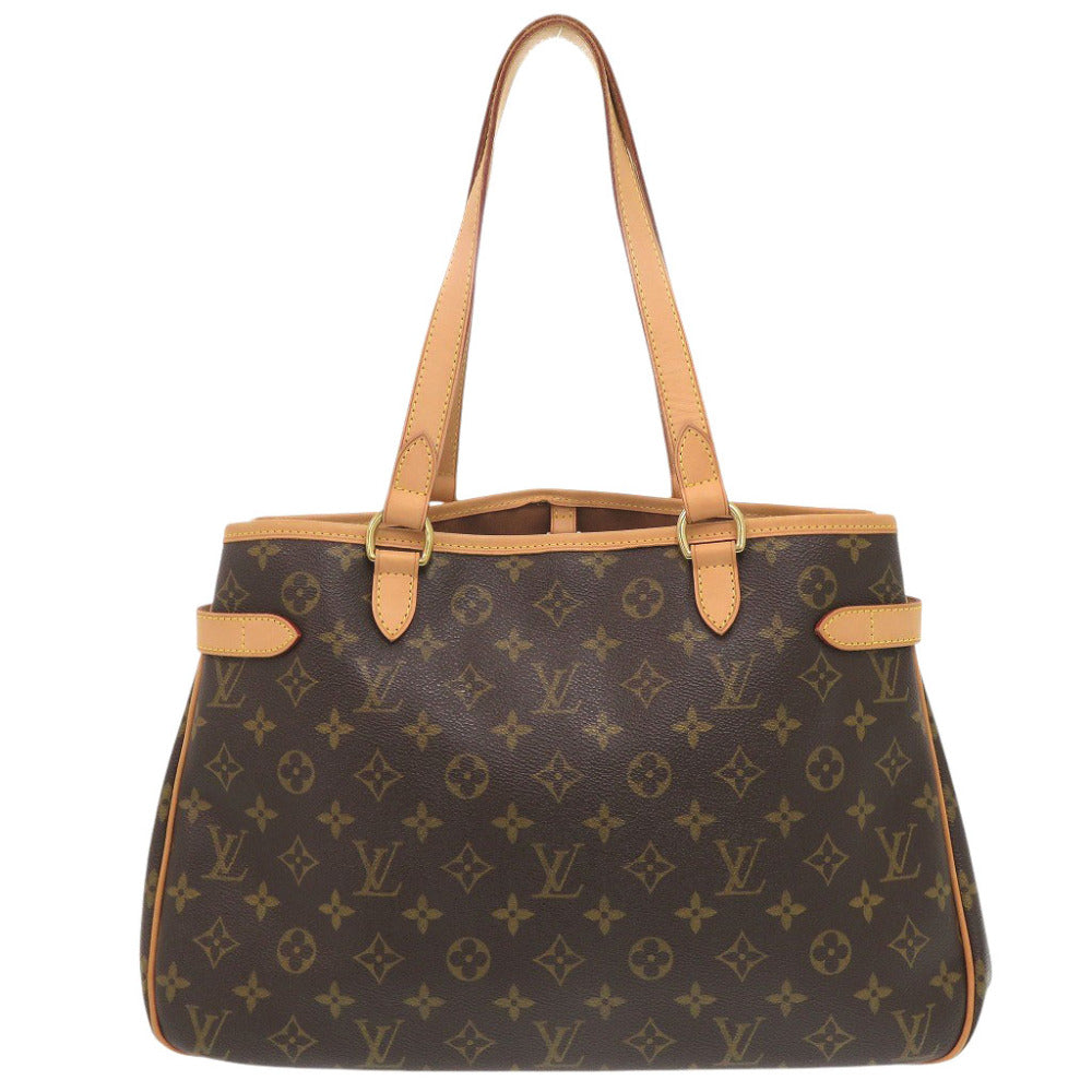 LOUIS VUITTON Handbag Monogram canvas Brown Monogram Batignolles Horizontal Women