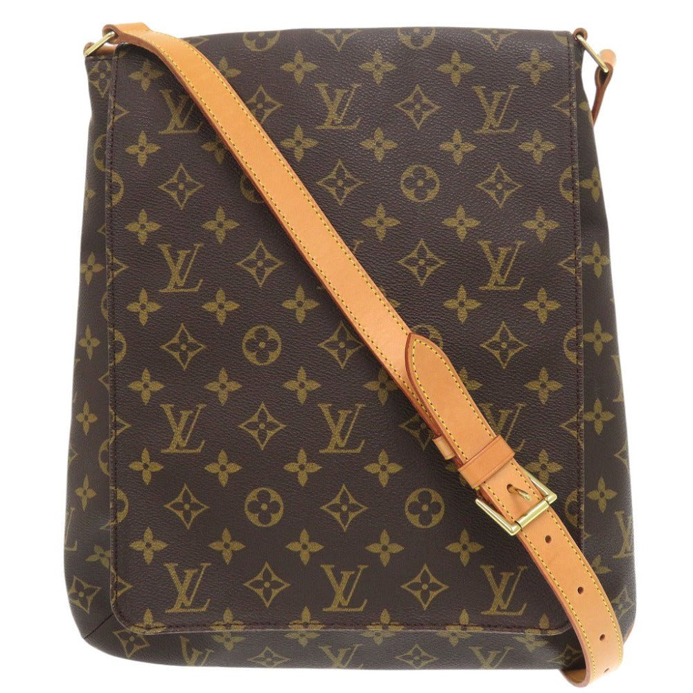 LOUIS VUITTON Shoulder Bag Monogram canvas Brown Musette Women