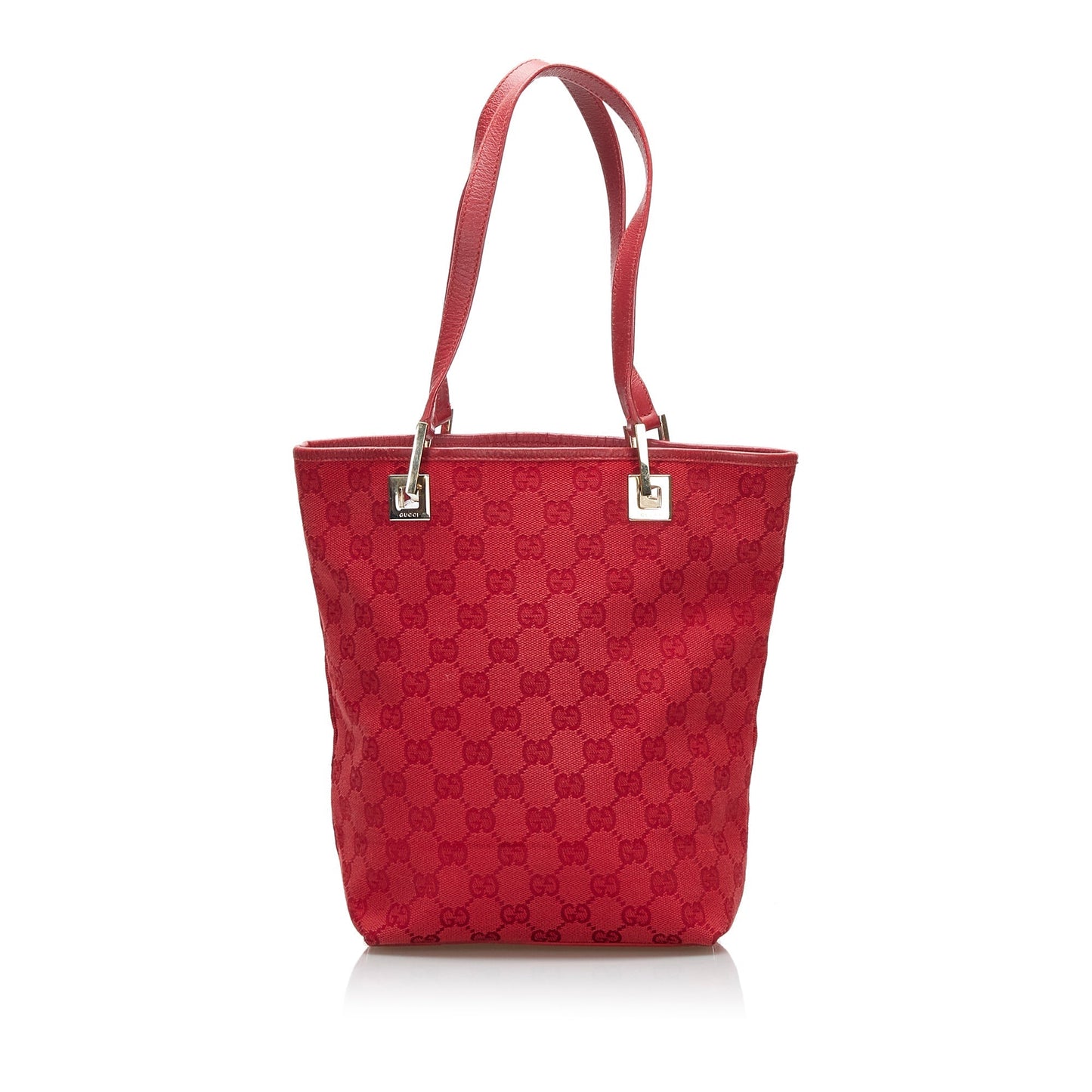 Gucci Leather Canvas Tote