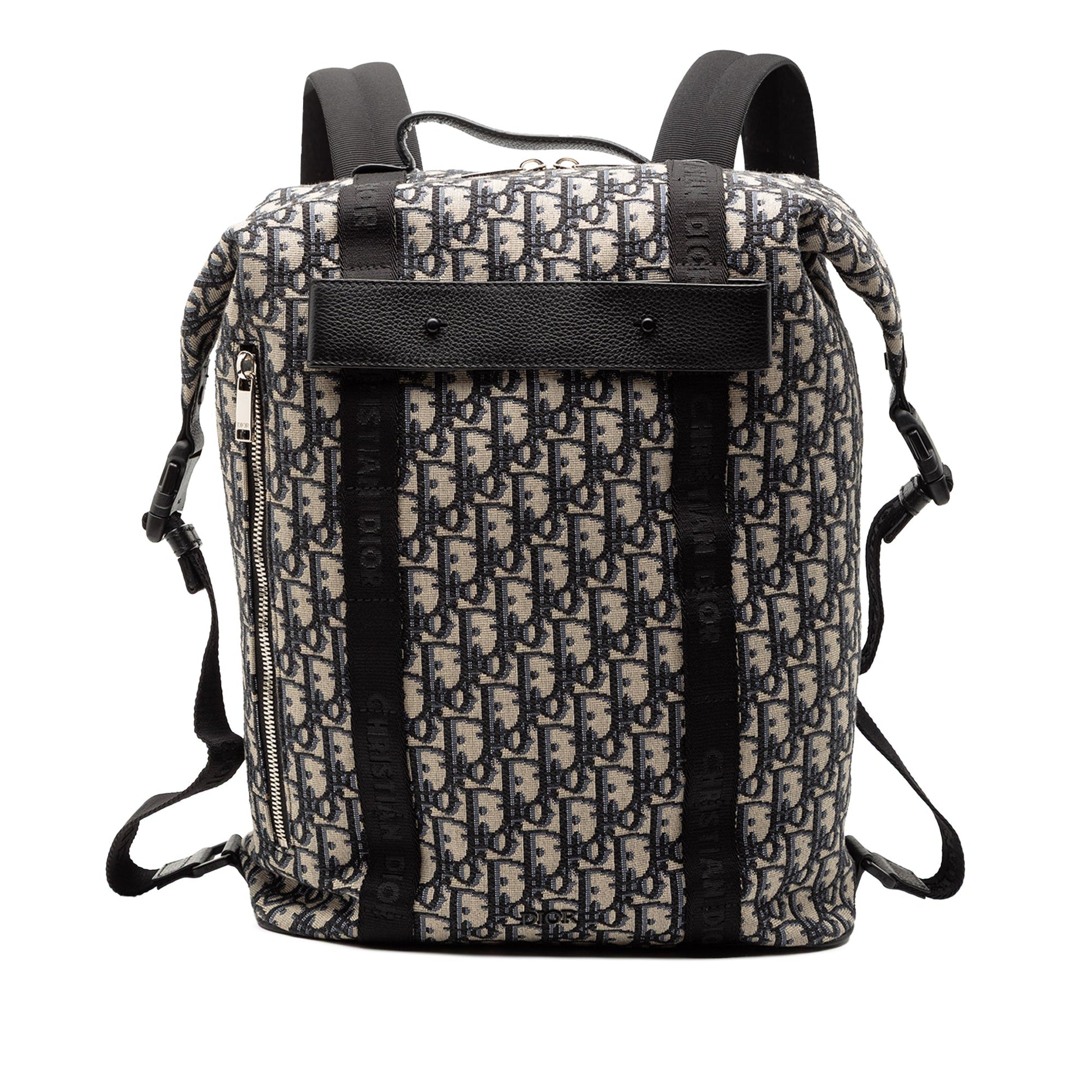 Blue Dior Oblique Canvas Safari Backpack