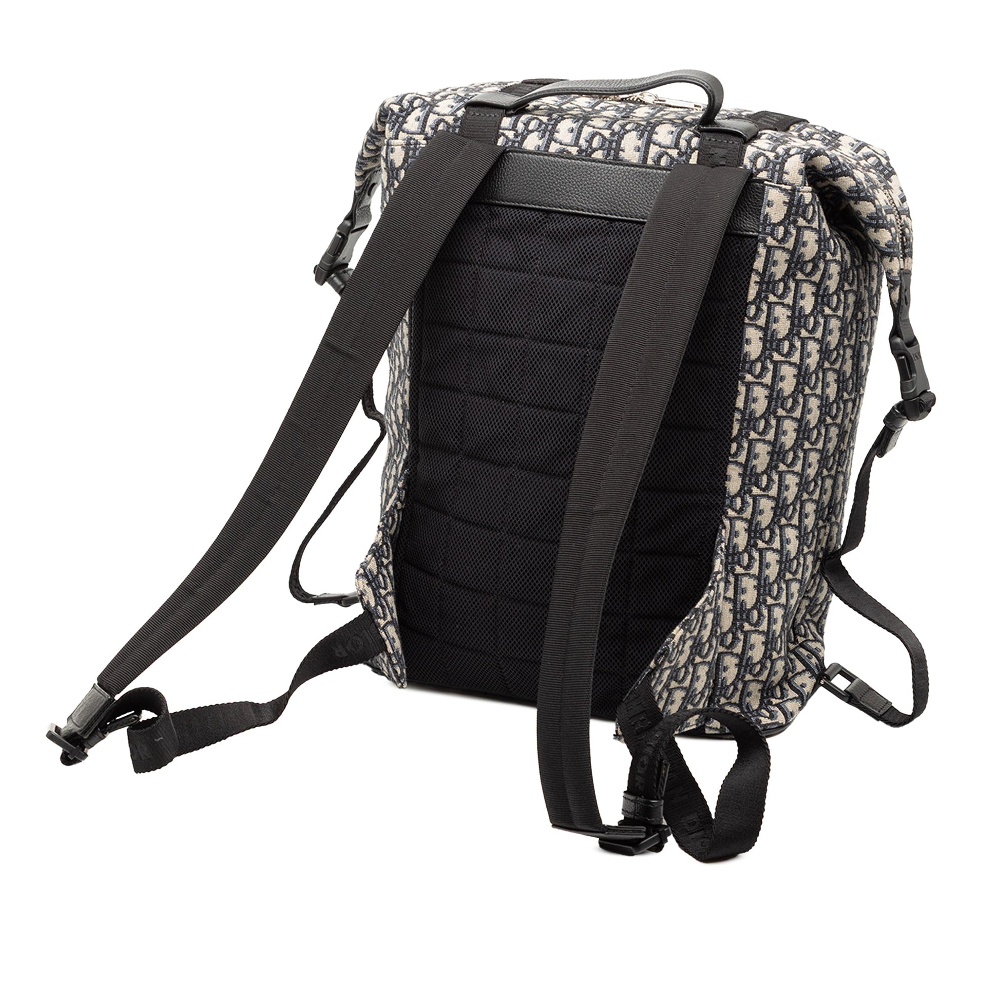 Blue Dior Oblique Canvas Safari Backpack