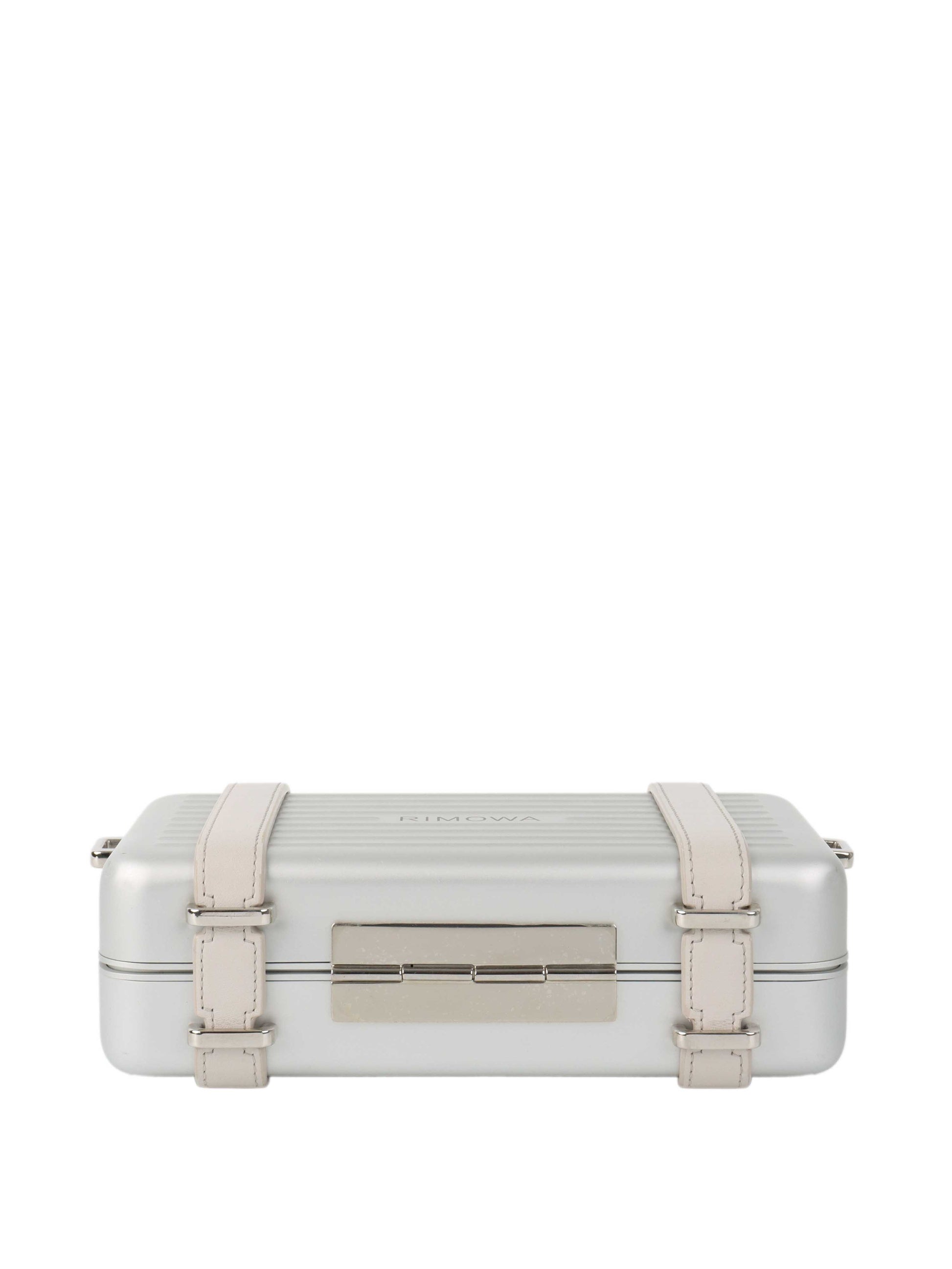 Dior x RIMOWA Silver Personal Clutch Case.