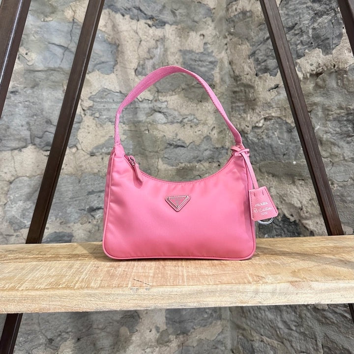 Prada Pink Tessuto Re-Edition Mini Bag