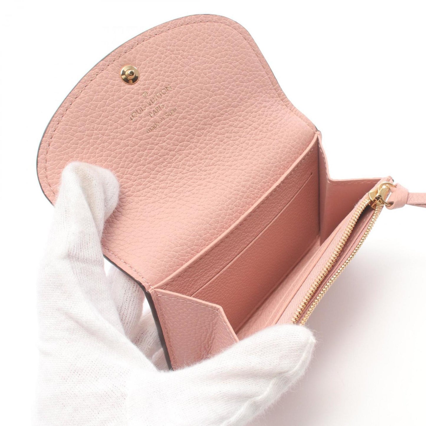 Louis Vuitton Monogram Empreinte pink Rose Poudre Monogram Empreinte Wallet (Bi-Fold)