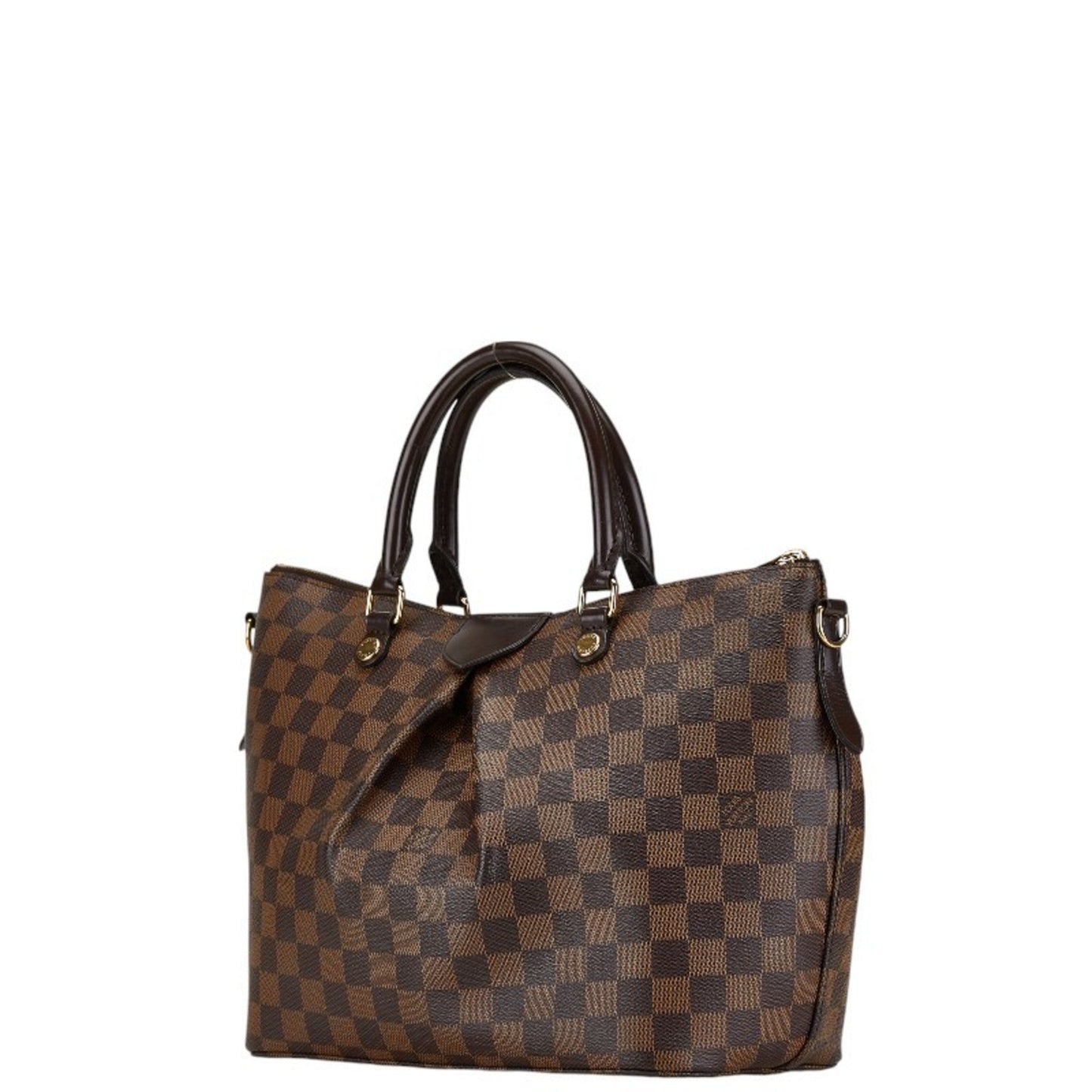 Louis Vuitton Damier Canvas Pvc Leather Handbag Shoulder Bag