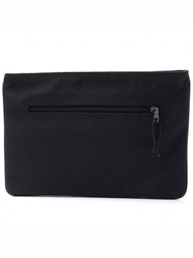 Luxury Balenciaga Trending 2026 Earth Print Nylon Clutch Bag Black