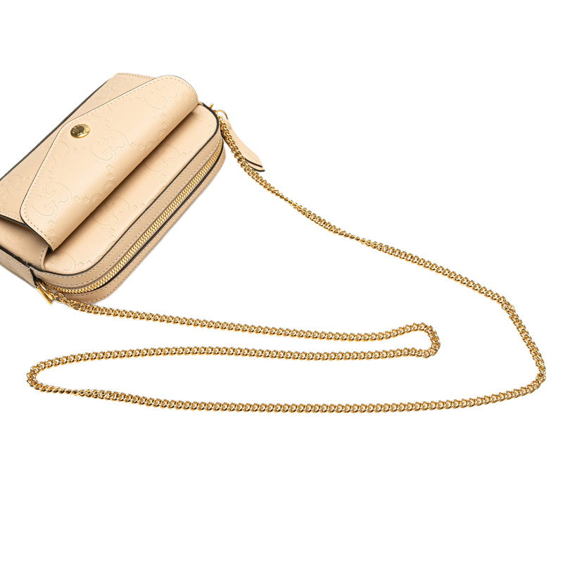 Gucci GG Super Mini Leather Shoulder Bag
