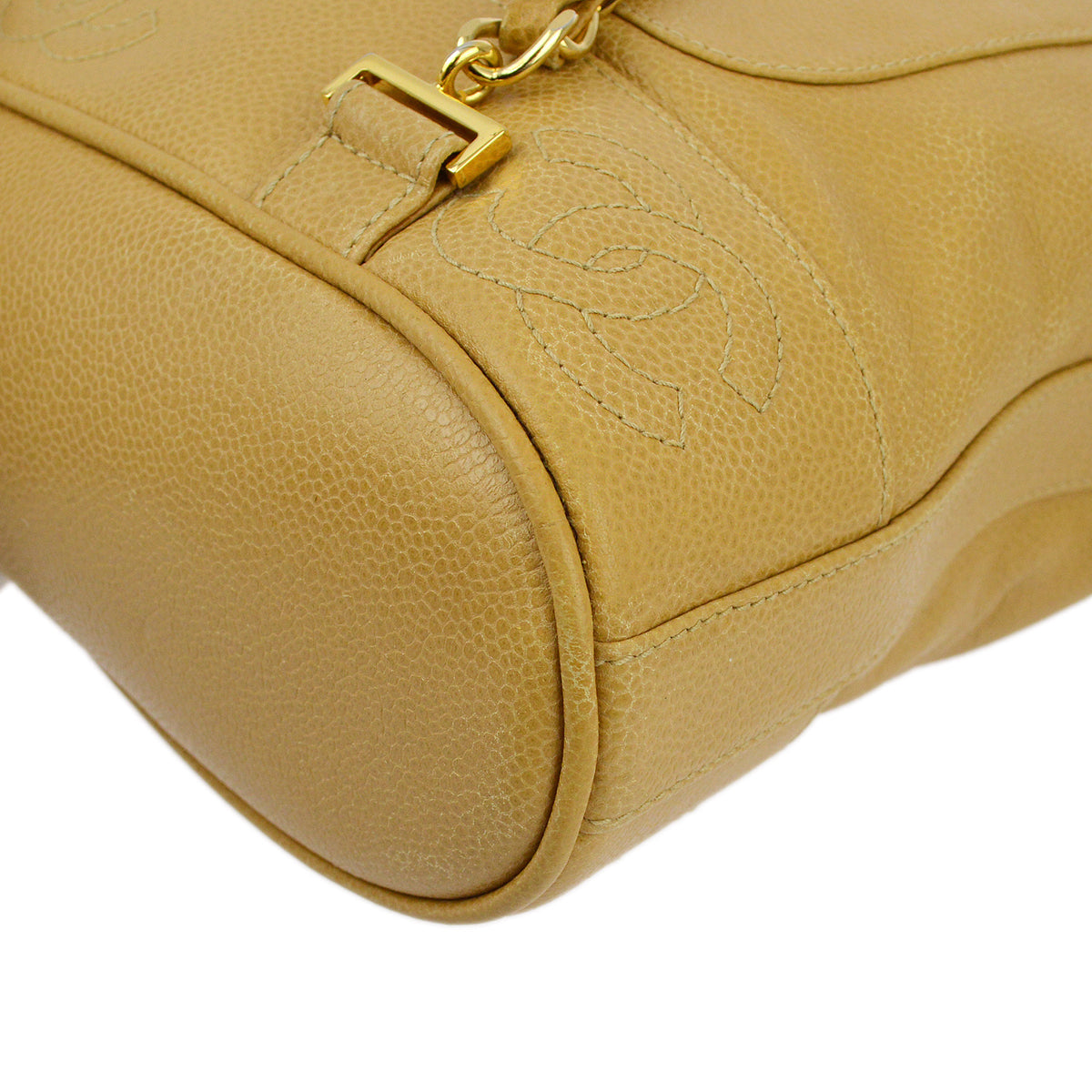 Chanel Beige Caviar Triple CC Backpack