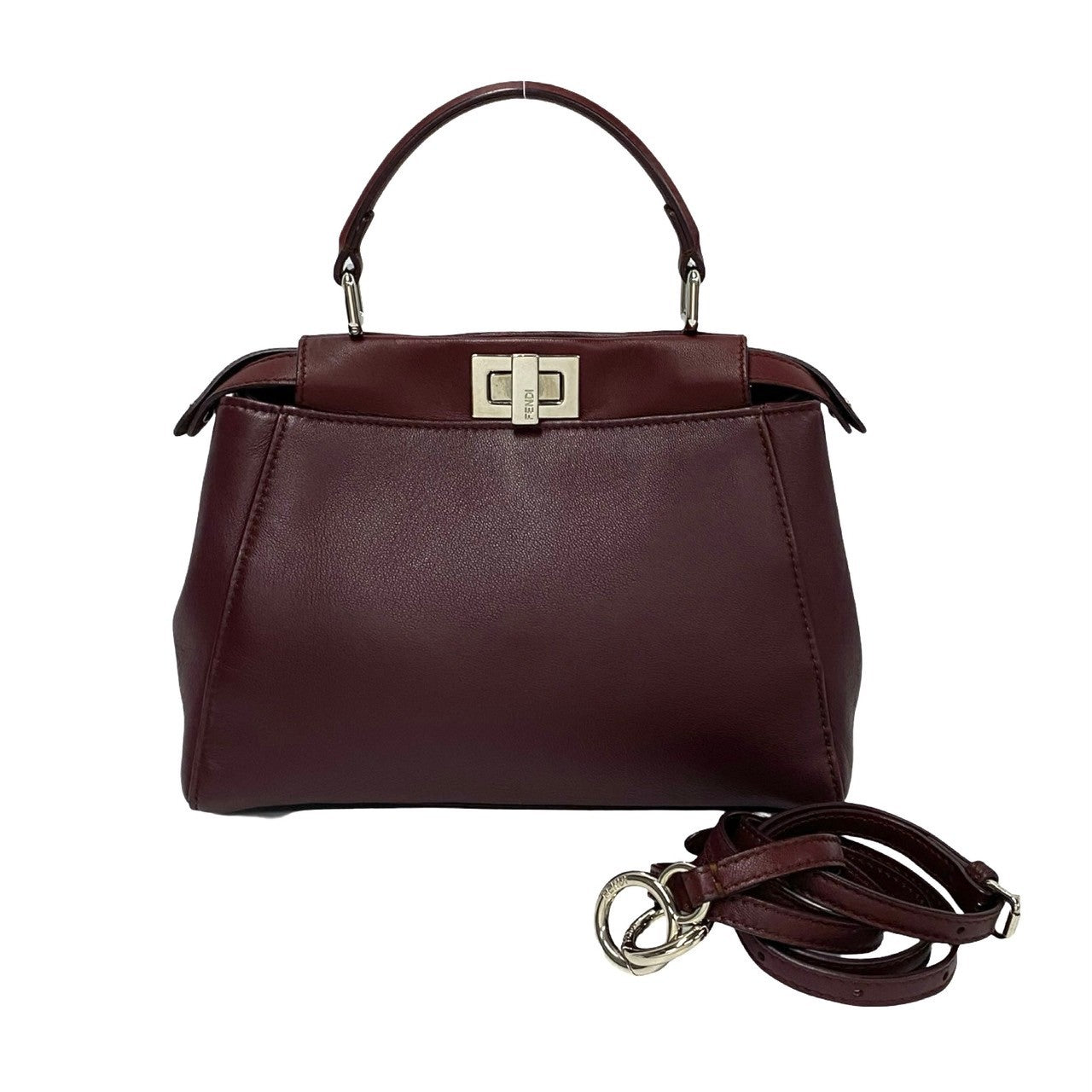 Fendi Peekaboo Leather 2way Bag