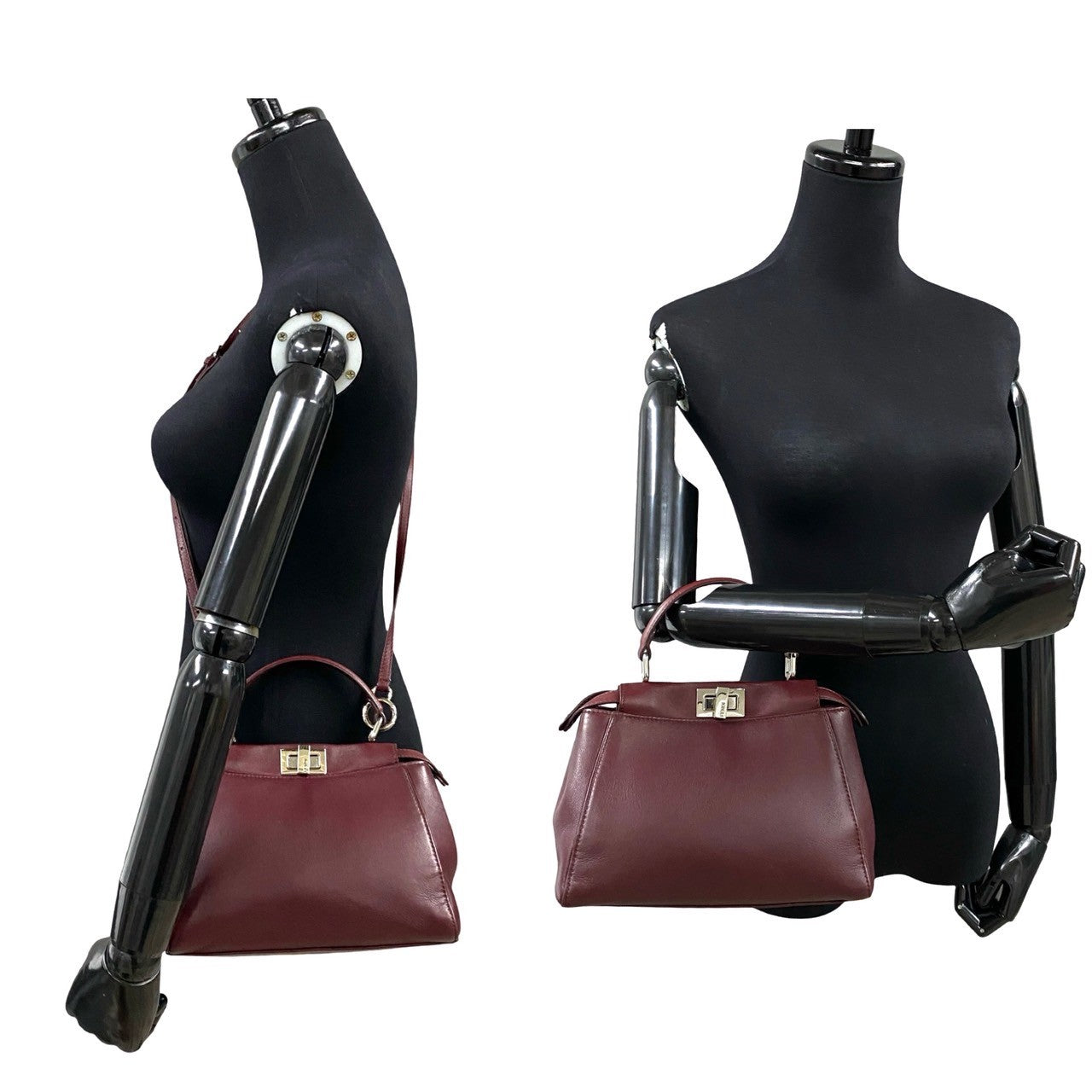 Fendi Peekaboo Leather 2way Bag