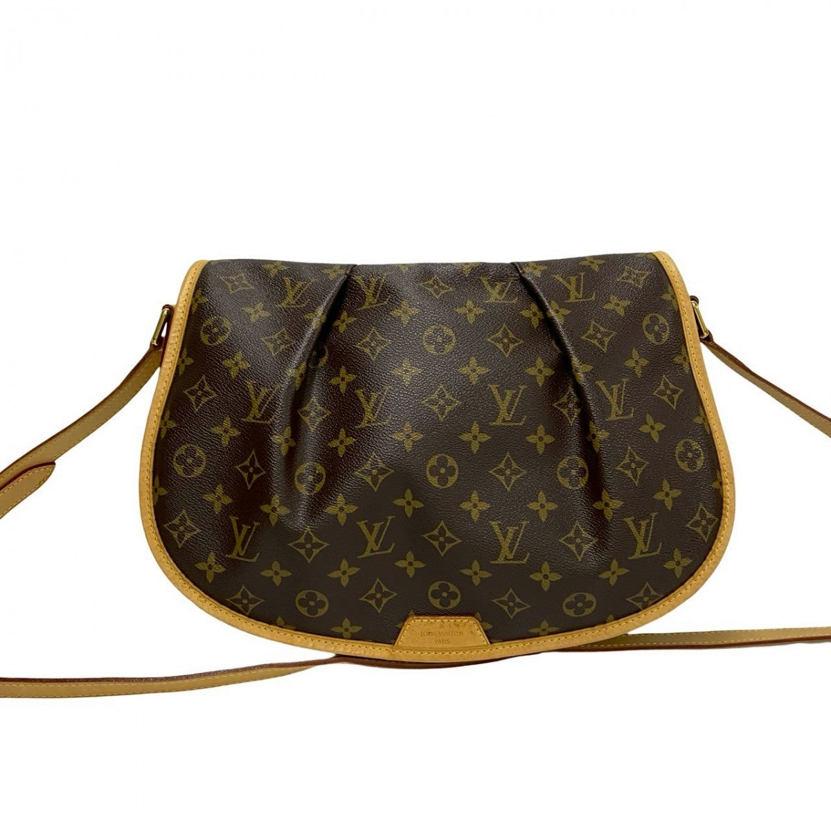 LOUIS VUITTON Shoulder Bag Leather, PVC Brown Monogram Menilmontan MM mens(Unisex)
