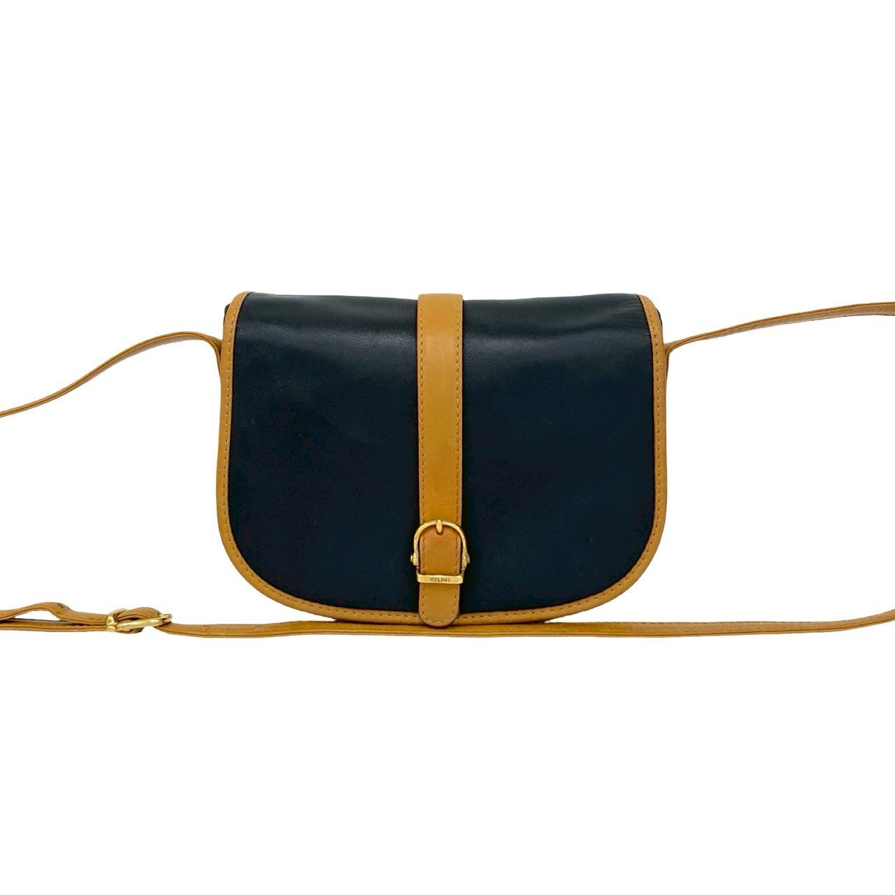 CELINE Shoulder Bag leather black