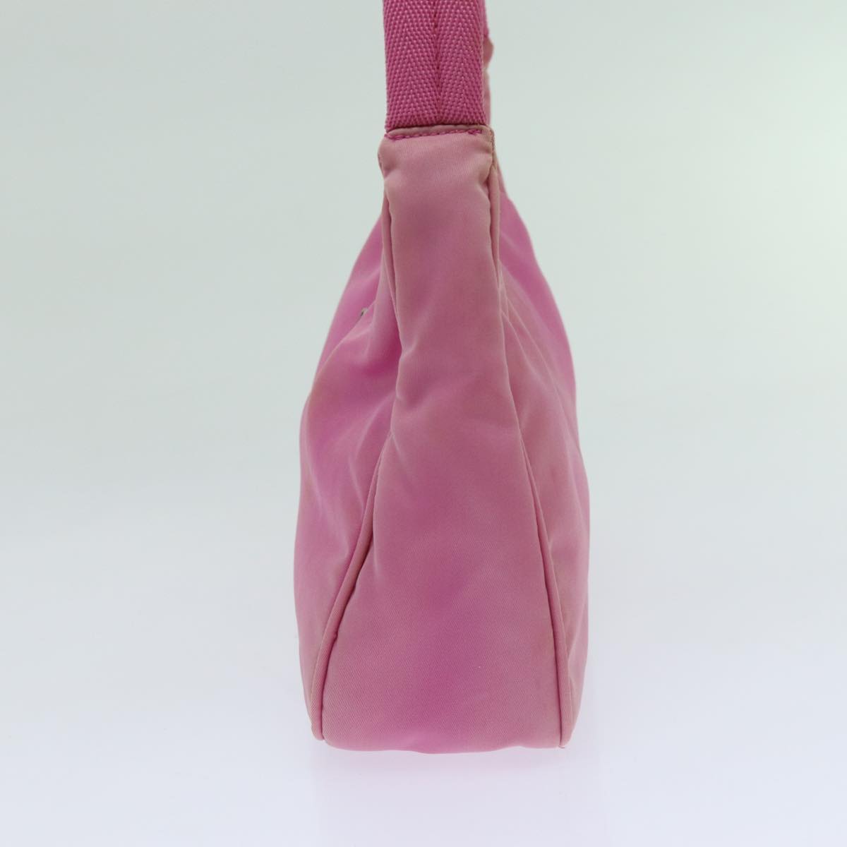 PRADA Hand Bag Nylon Pink Auth 70223