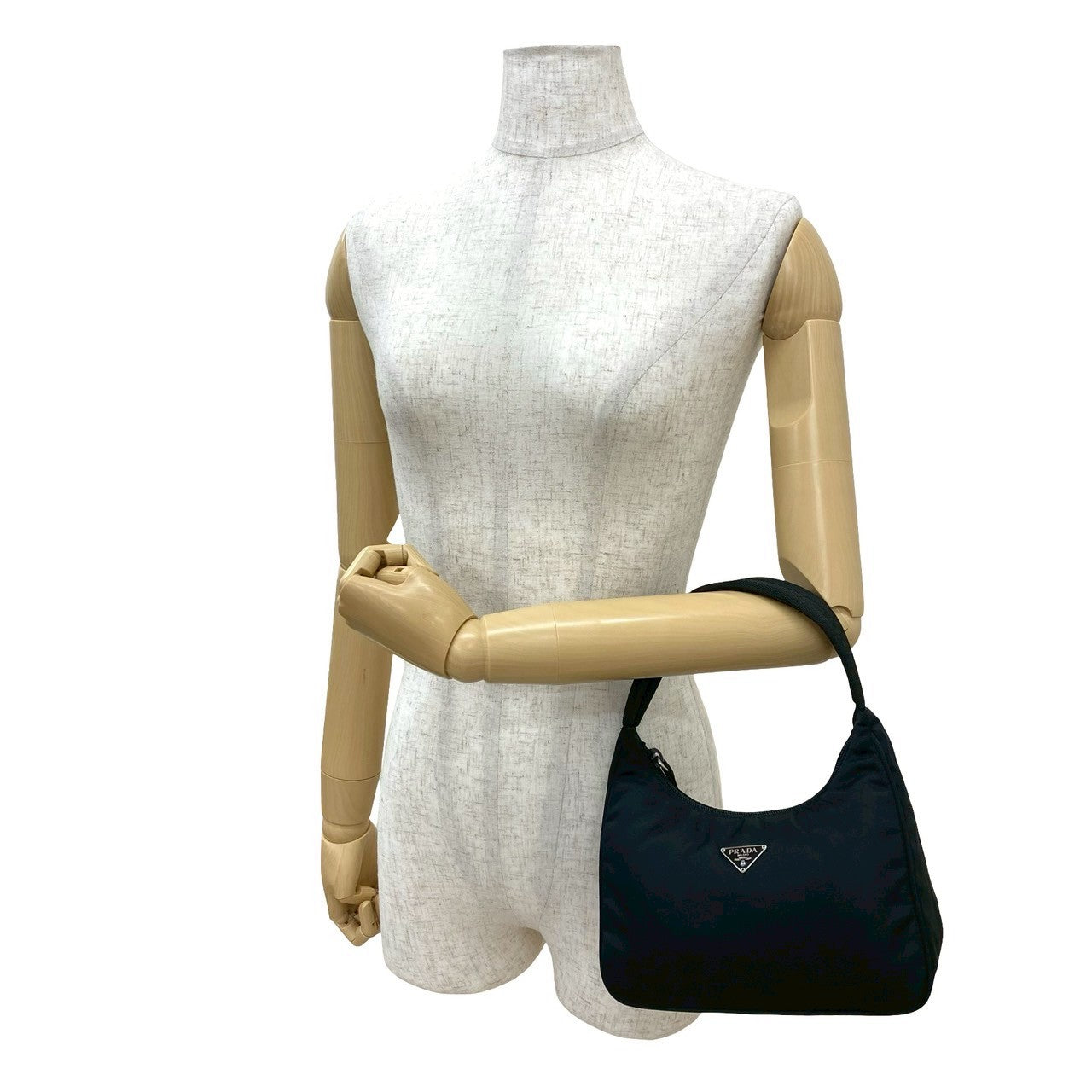 PRADA Handbag Nylon black