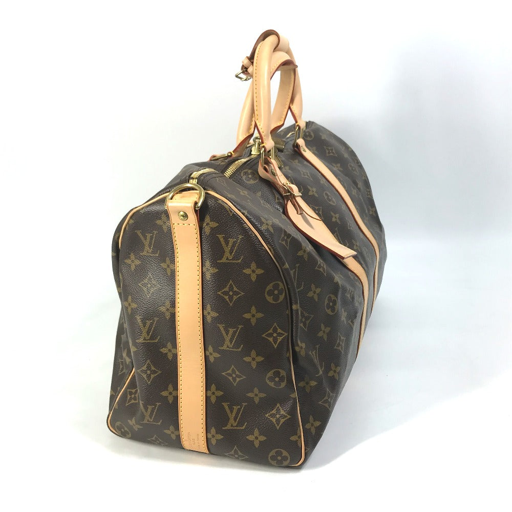 LOUIS VUITTON Boston Duffel bag ‚l41418 Monogram canvas Brown Travel Bag Shoulder Bag Handbag Keepall bandouliere45 Women