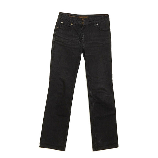 Louis vuitton Denim Pants Cotton/Polyurethane Black