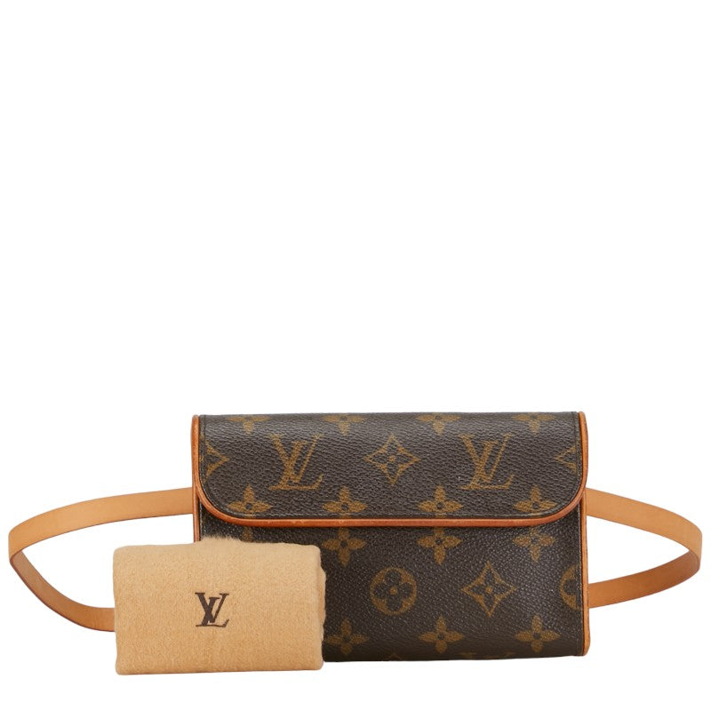 Louis Vuitton Monogram Pochette Florentine XS Waistbag M51855 Brown PVC Leather Louis Vuitton