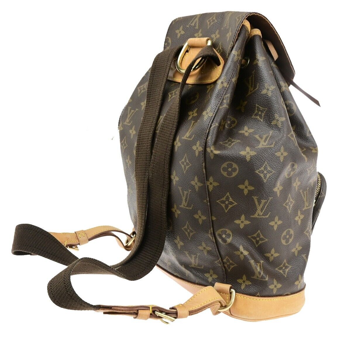 Louis Vuitton Montsouris Gm Canvas Backpack Bag