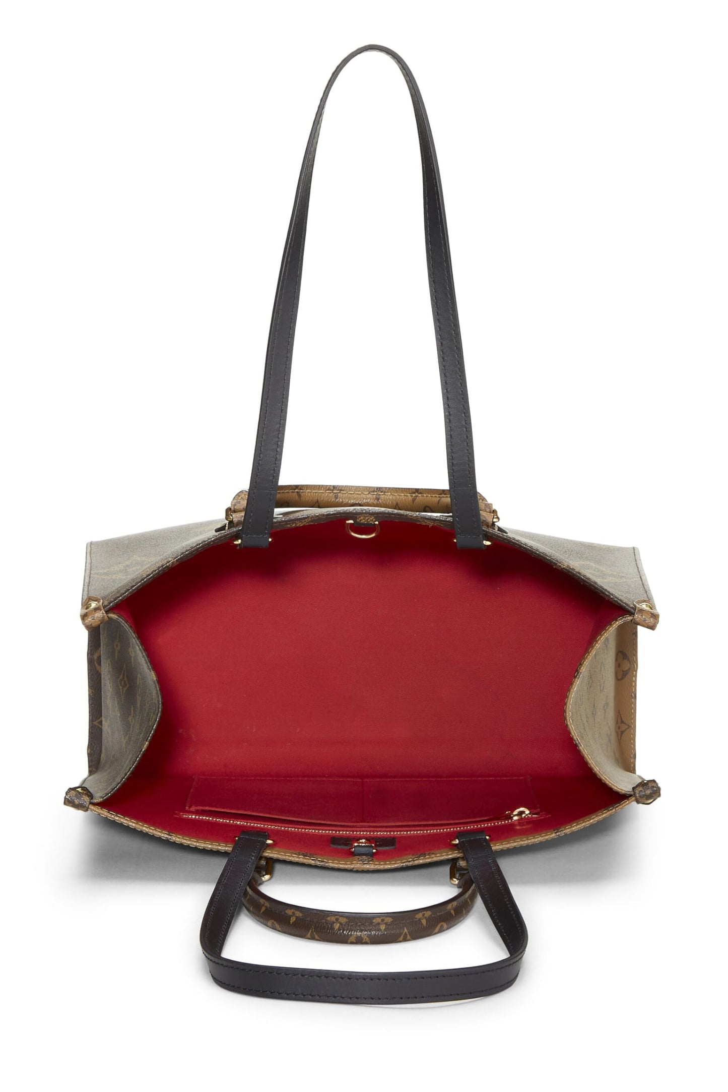 Louis Vuitton, Brown Giant Monogram On The Go MM, Brown