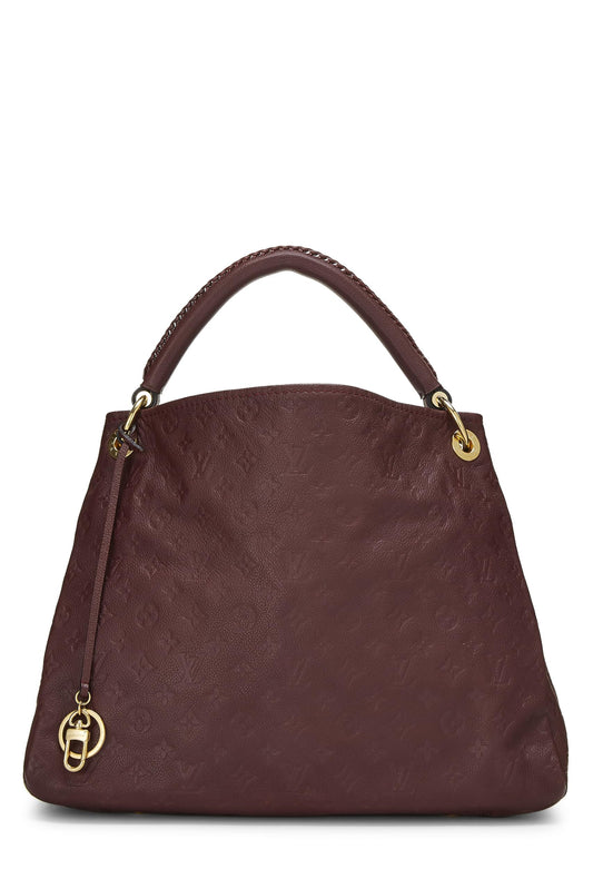 Louis Vuitton, Aurore Empreinte Artsy MM, Burgundy