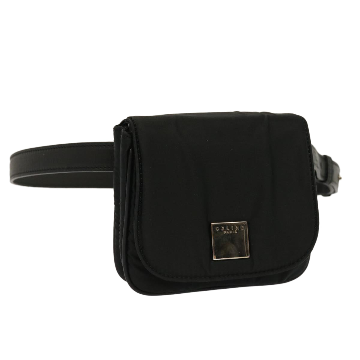 Luxury CELINE Maris Pearl Waist bag Nylon Beige 71135