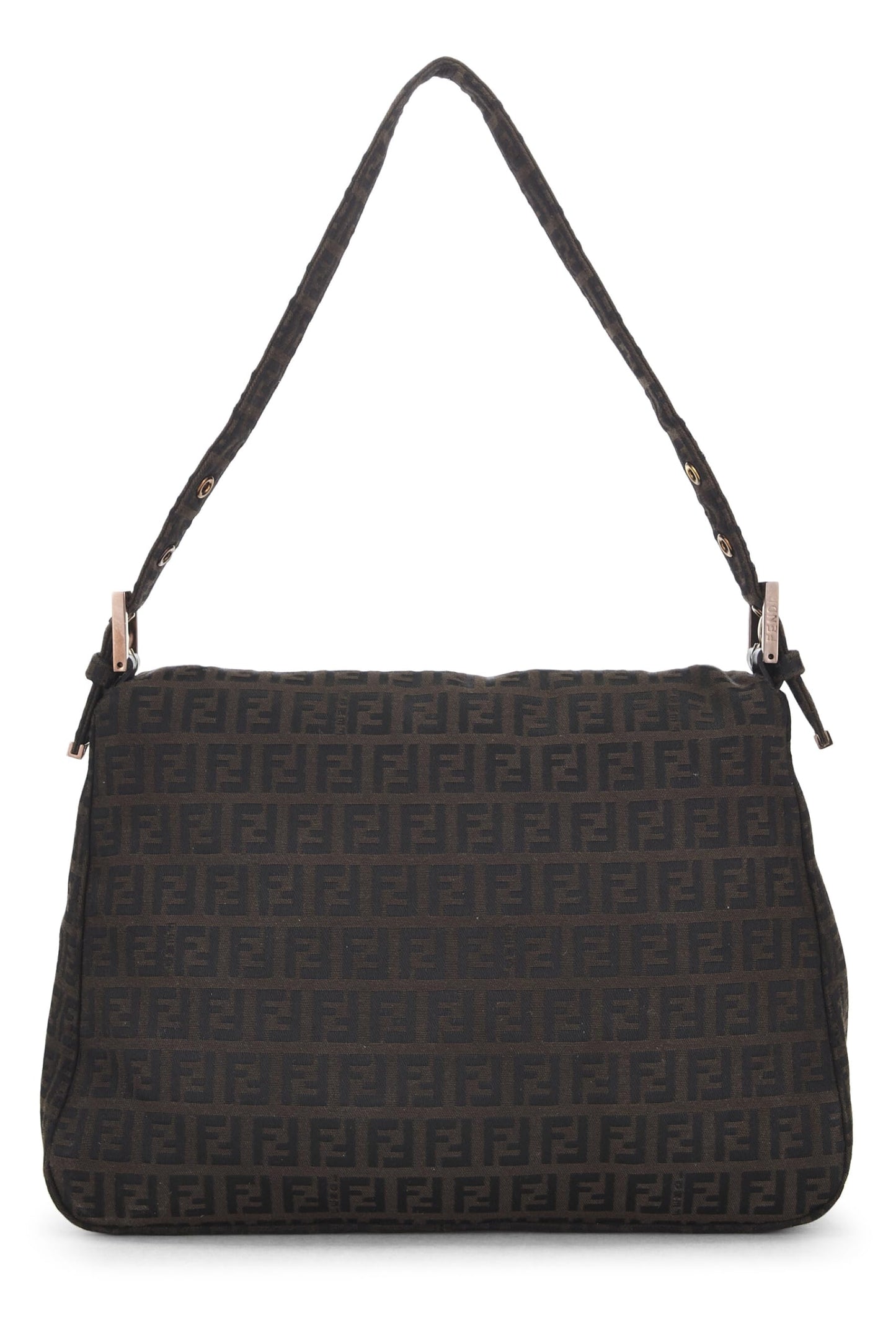 Fendi, Brown Zucchino Canvas Mama, Brown