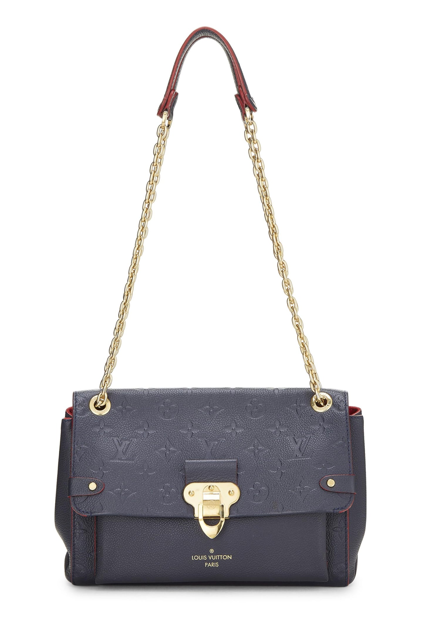 Louis Vuitton, Blue Infini Monogram Empreinte Vavin PM NM, Blue