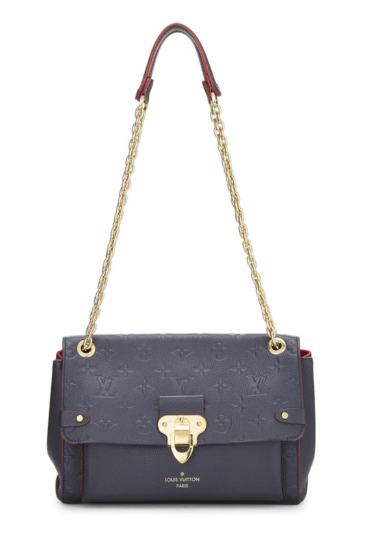 Louis Vuitton, Blue Infini Monogram Empreinte Vavin PM NM, Blue