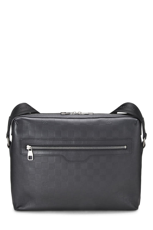 Louis Vuitton, Black Damier Infini Calypso MM, Black