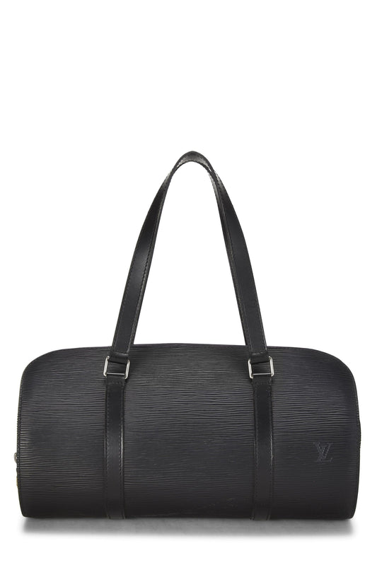 Louis Vuitton, Black Epi Soufflot & Mini Set, Black