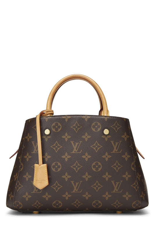 Louis Vuitton, Monogram Canvas Montaigne BB, Brown