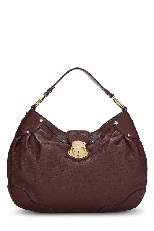 Louis Vuitton, Burgundy Monogram Mahina Solar PM, Burgundy