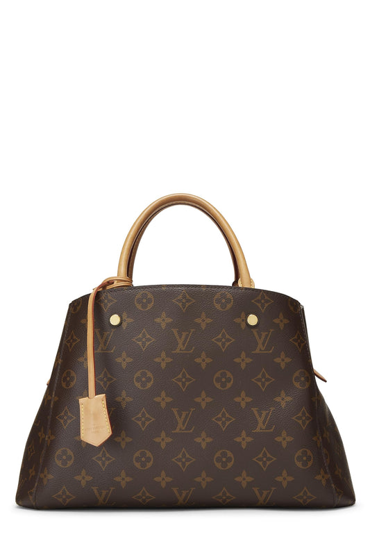 Louis Vuitton, Monogram Canvas Montaigne MM, Brown
