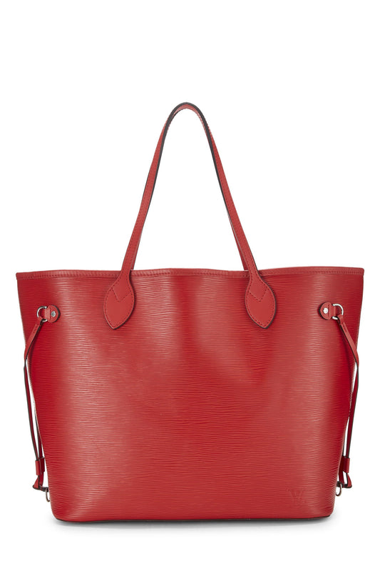 Louis Vuitton, Conquelicot Epi Neo Neverfull MM, Red