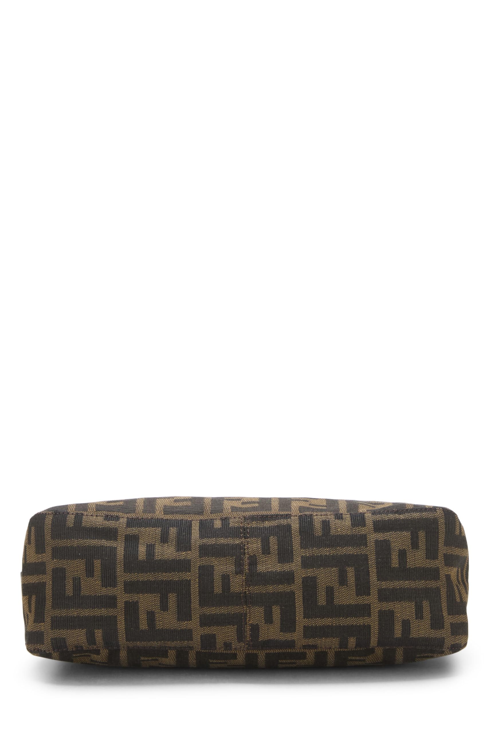 Fendi, Brown Zucca Canvas Shoulder Bag, Brown