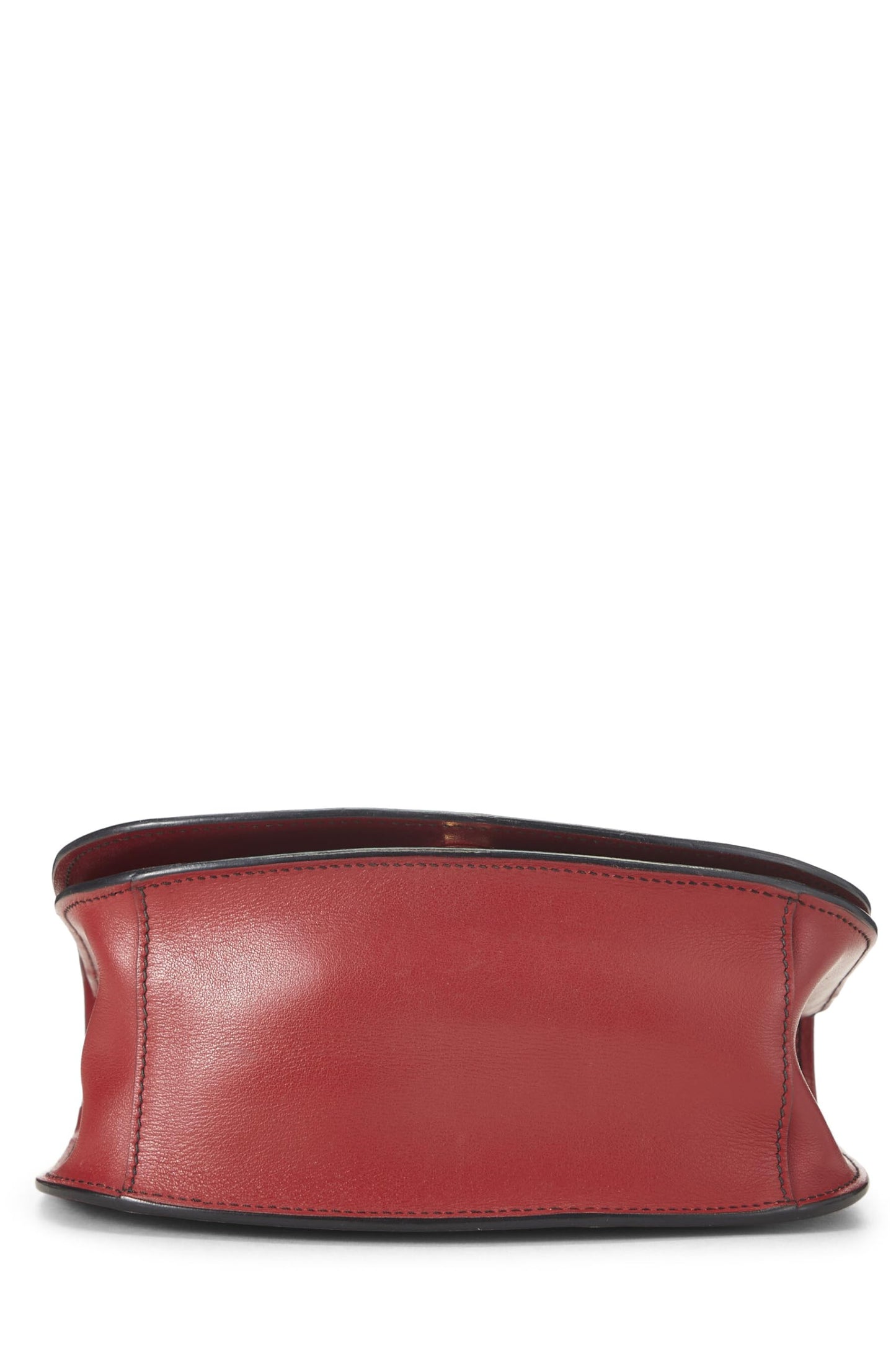 Prada, Red Calfskin Pionniere Shoulder Bag, Red