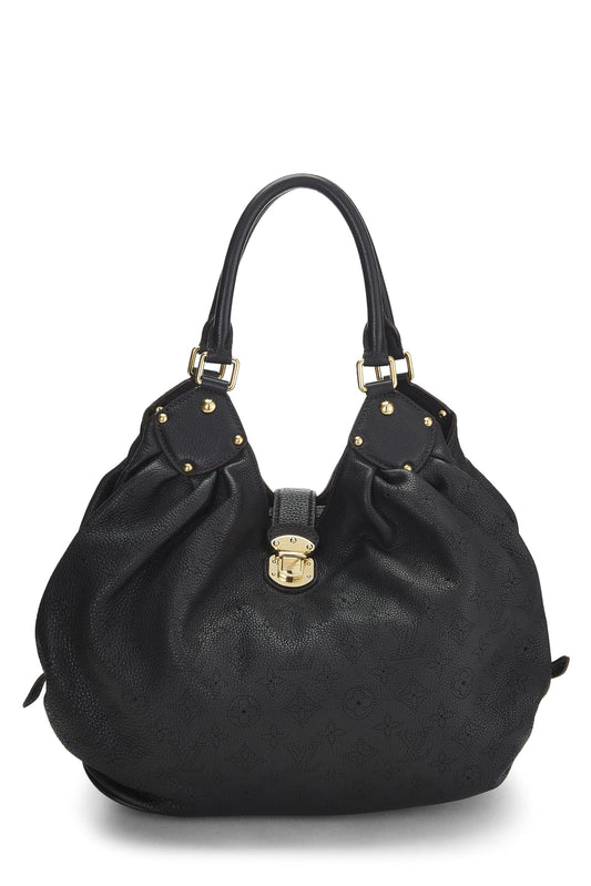Louis Vuitton, Black Monogram Mahina Large, Black