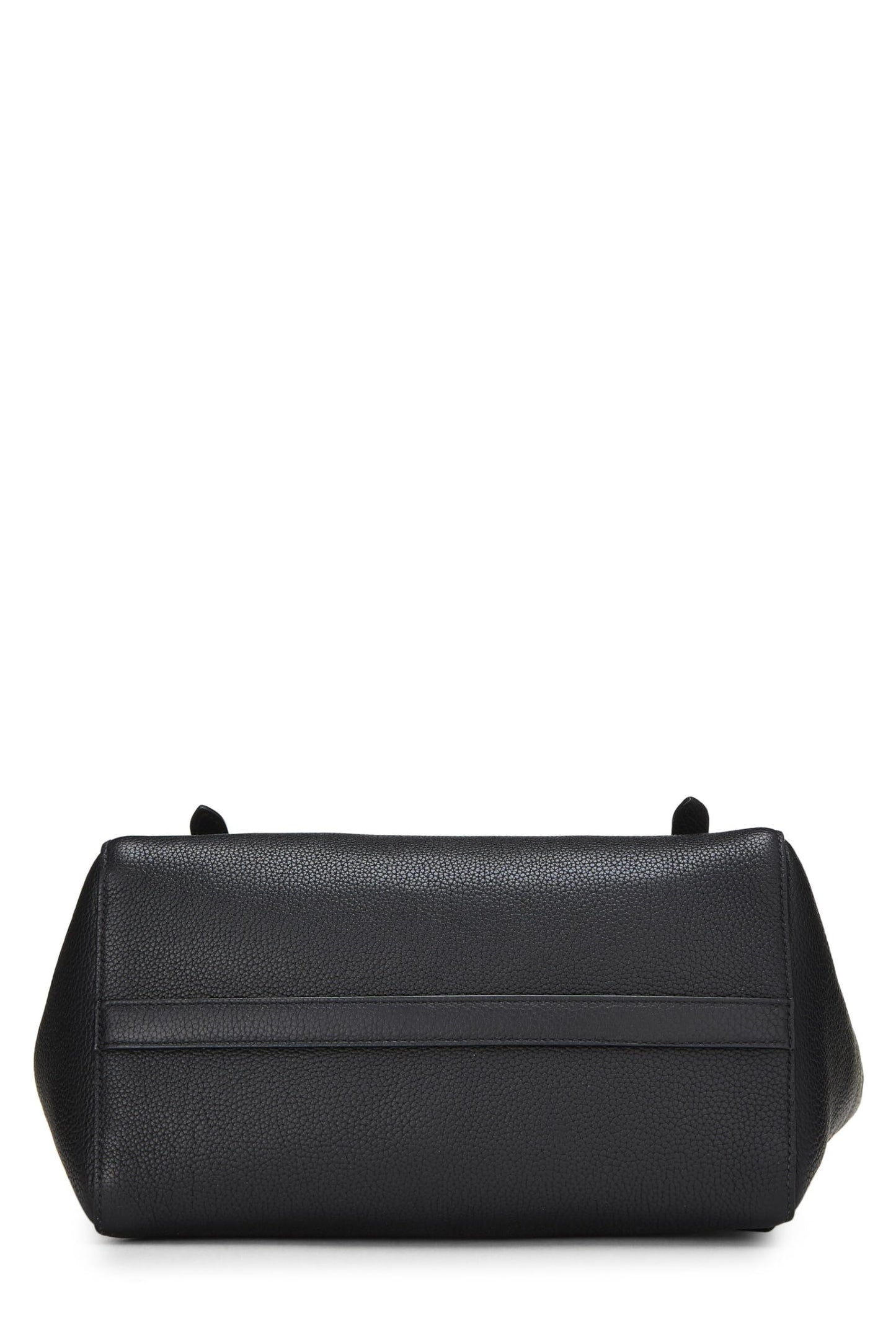 Prada, Black Vitello Daino Convertible Top Handle Tote, Black