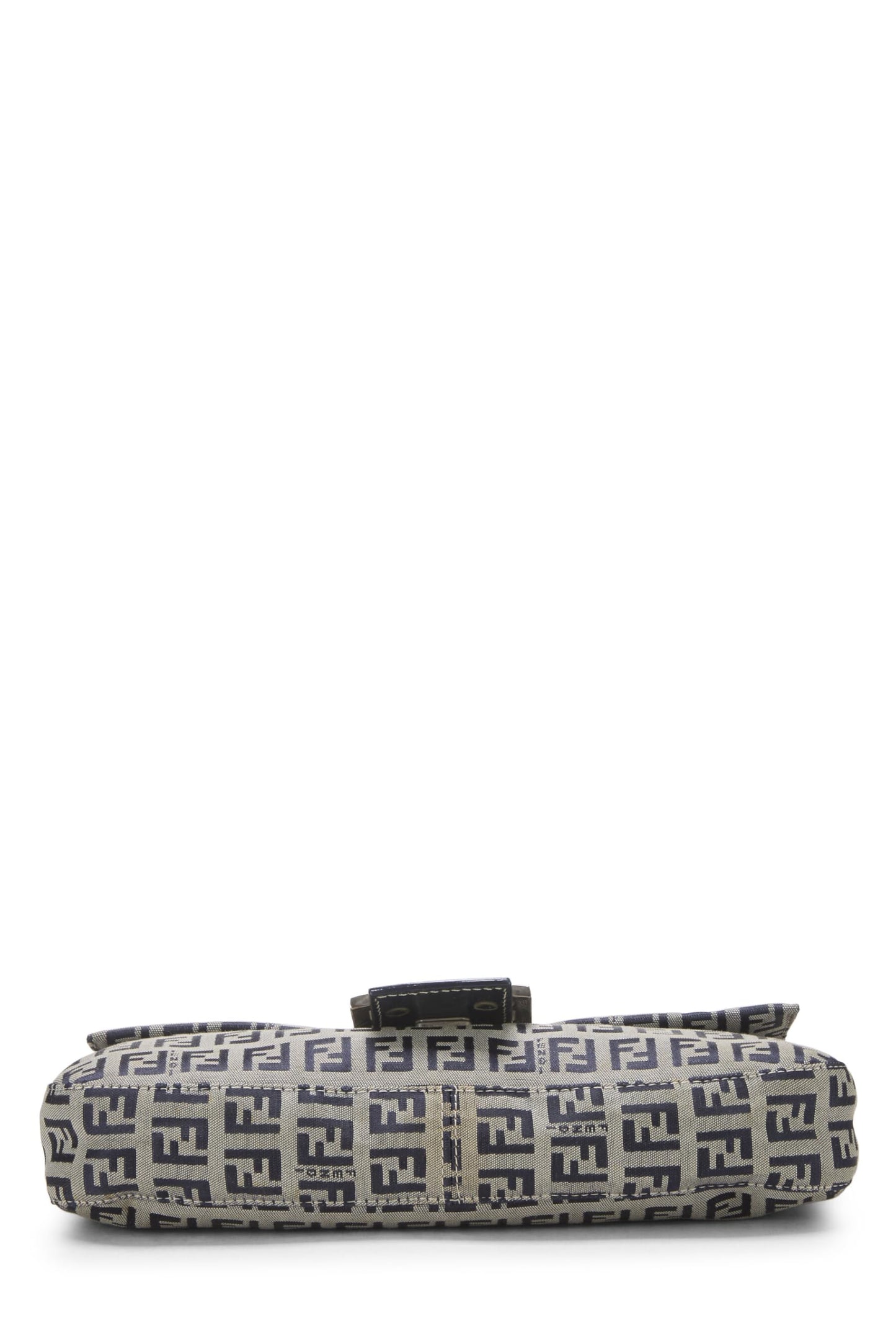Fendi, Navy Zucchino Canvas Baguette, Navy