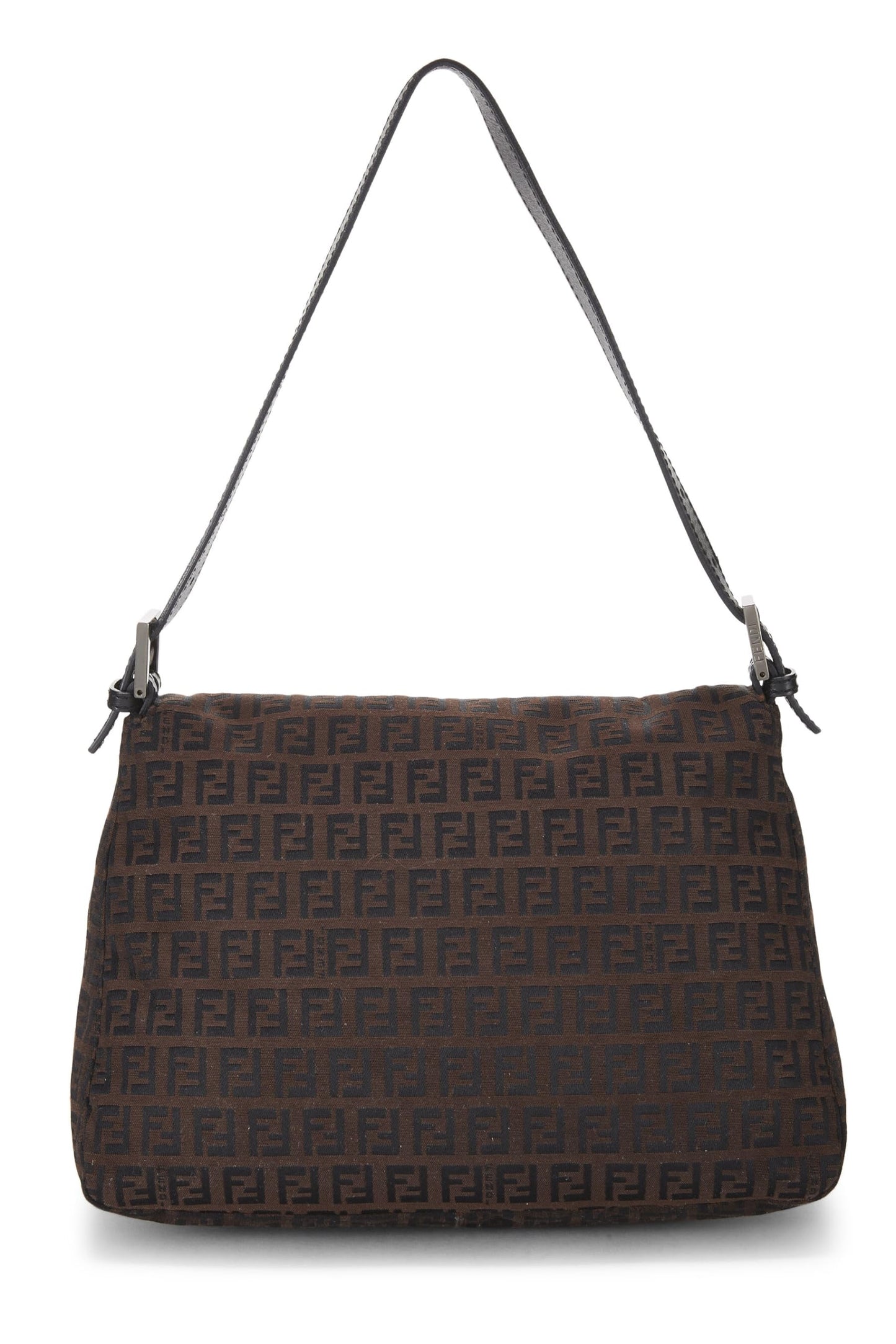 Fendi, Brown Zucchino Canvas Mama, Black