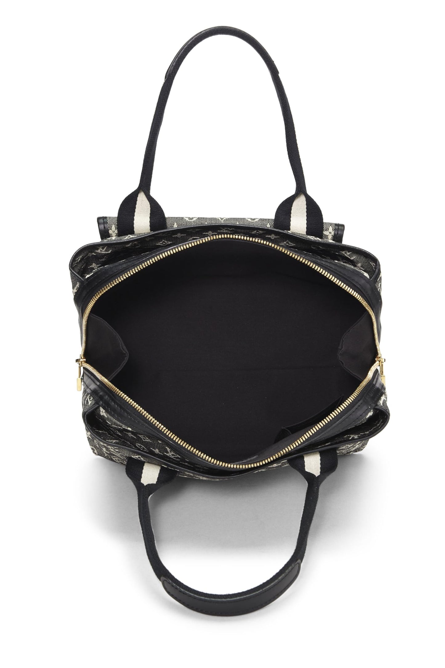 Louis Vuitton, Black Monogram Mini Lin Sac Mary Kate, Black