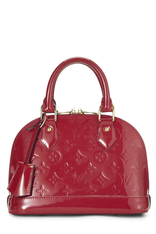 Louis Vuitton, Cerise Monogram Vernis Alma BB, Pink
