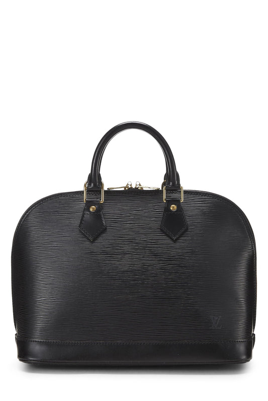 Louis Vuitton, Black Epi Alma PM, Black