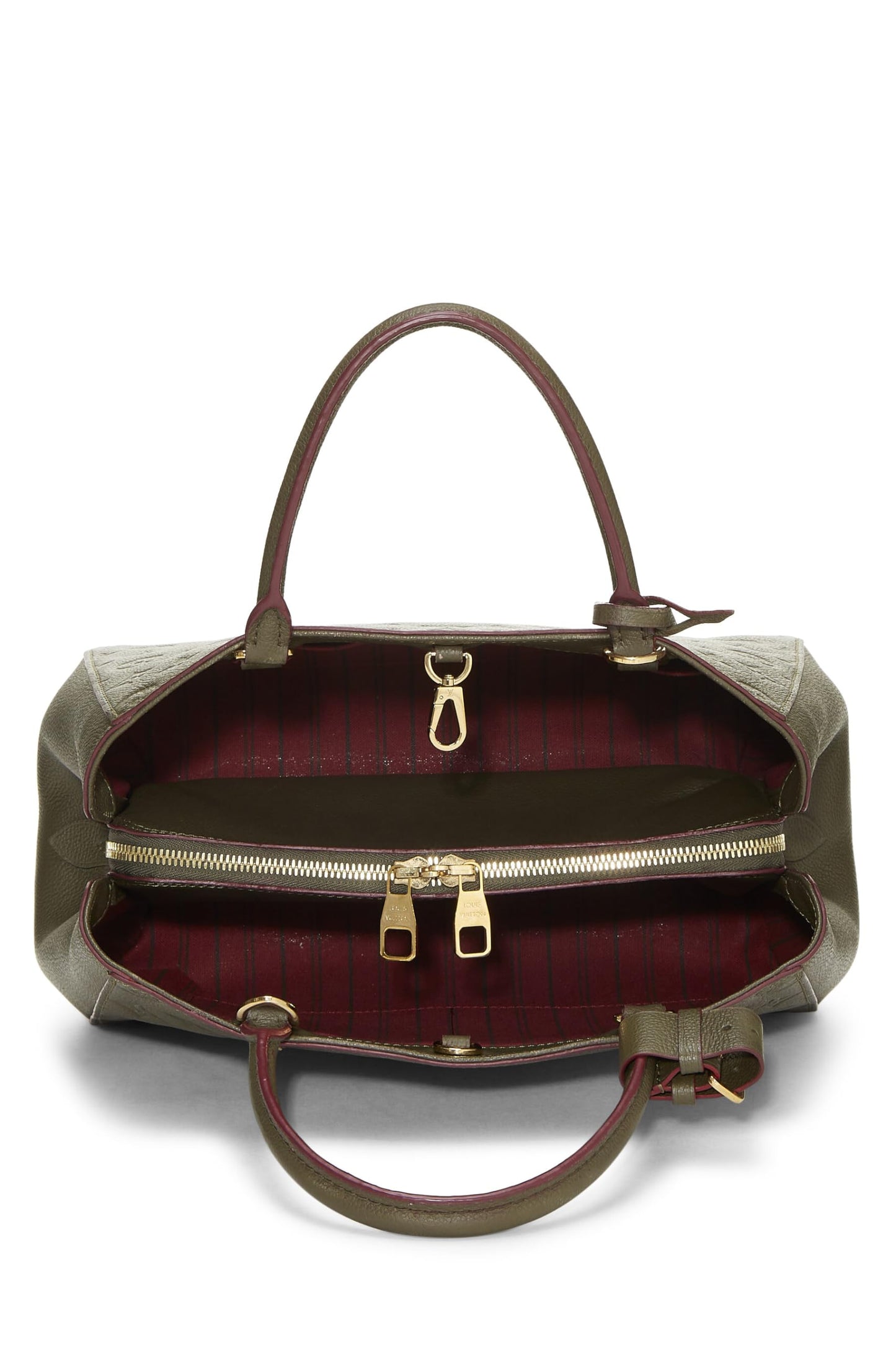 Louis Vuitton, Ombre Monogram Empreinte Montaigne MM, Green