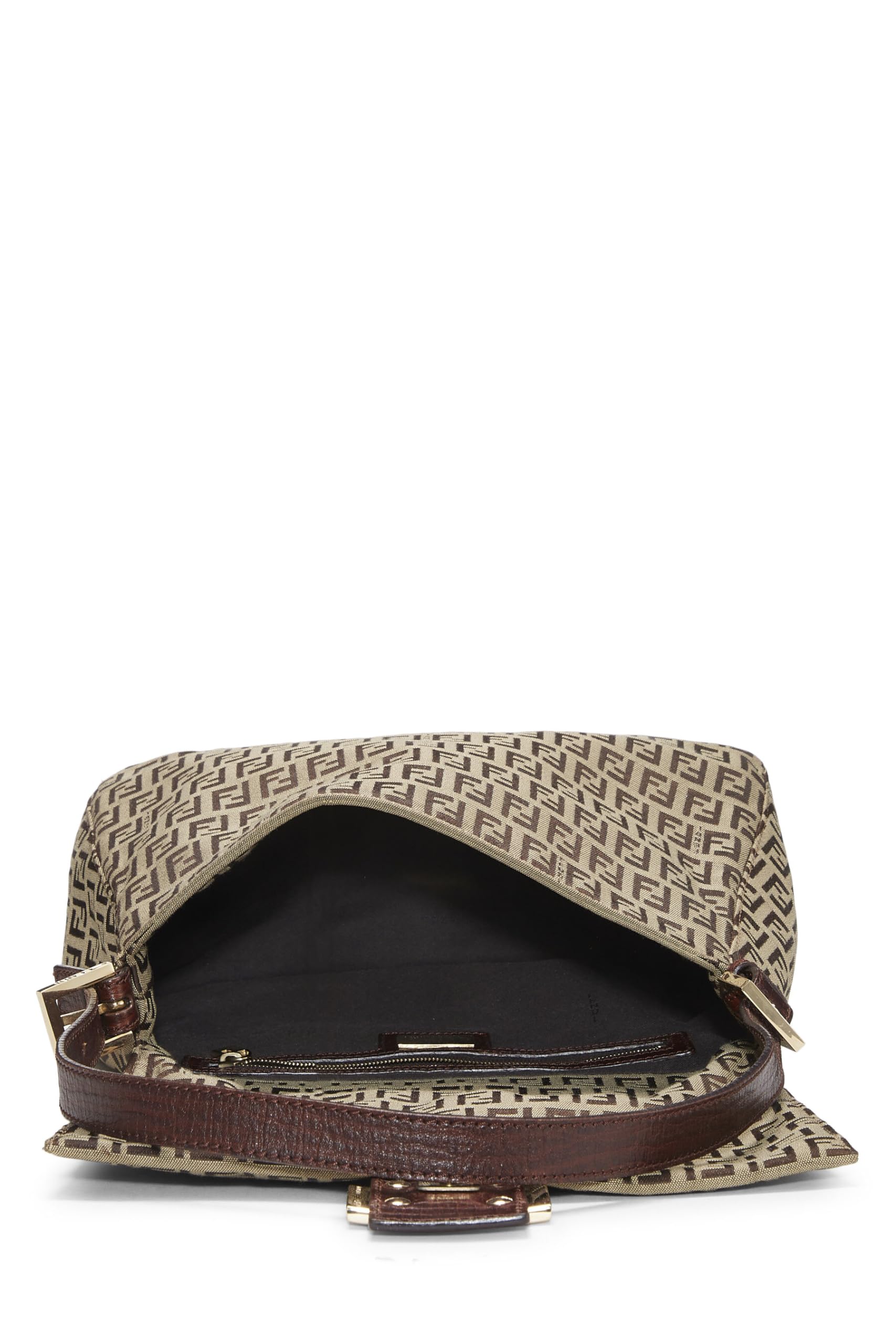 Fendi, Brown Zucchino Canvas Mama, Brown