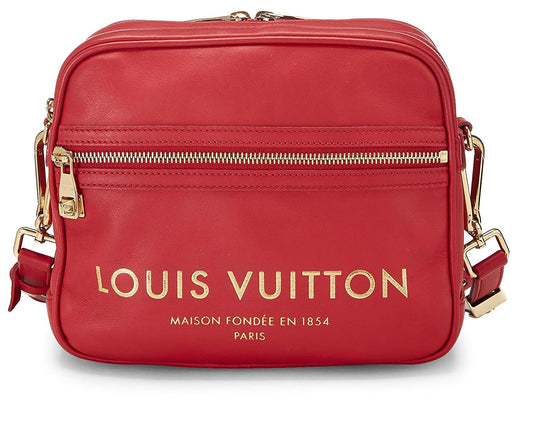 Louis Vuitton, Red Leather Paname Takeoff, Red