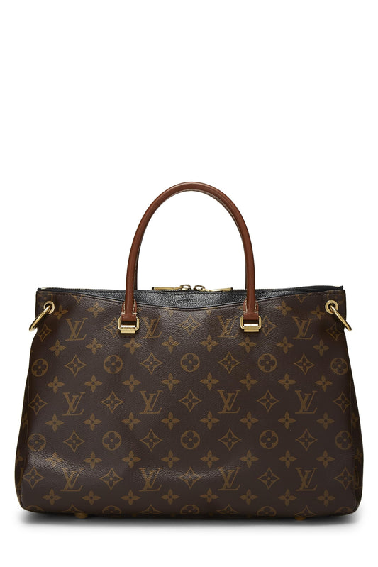 Louis Vuitton, Black Monogram Canvas Pallas, Black